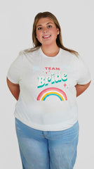 'TEAM BRIDE' Rainbow T-Shirt