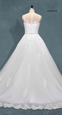 Full Sleeve A-line Floral Wedding Dress Womens Plus Size Petite Tall –  URBBridal